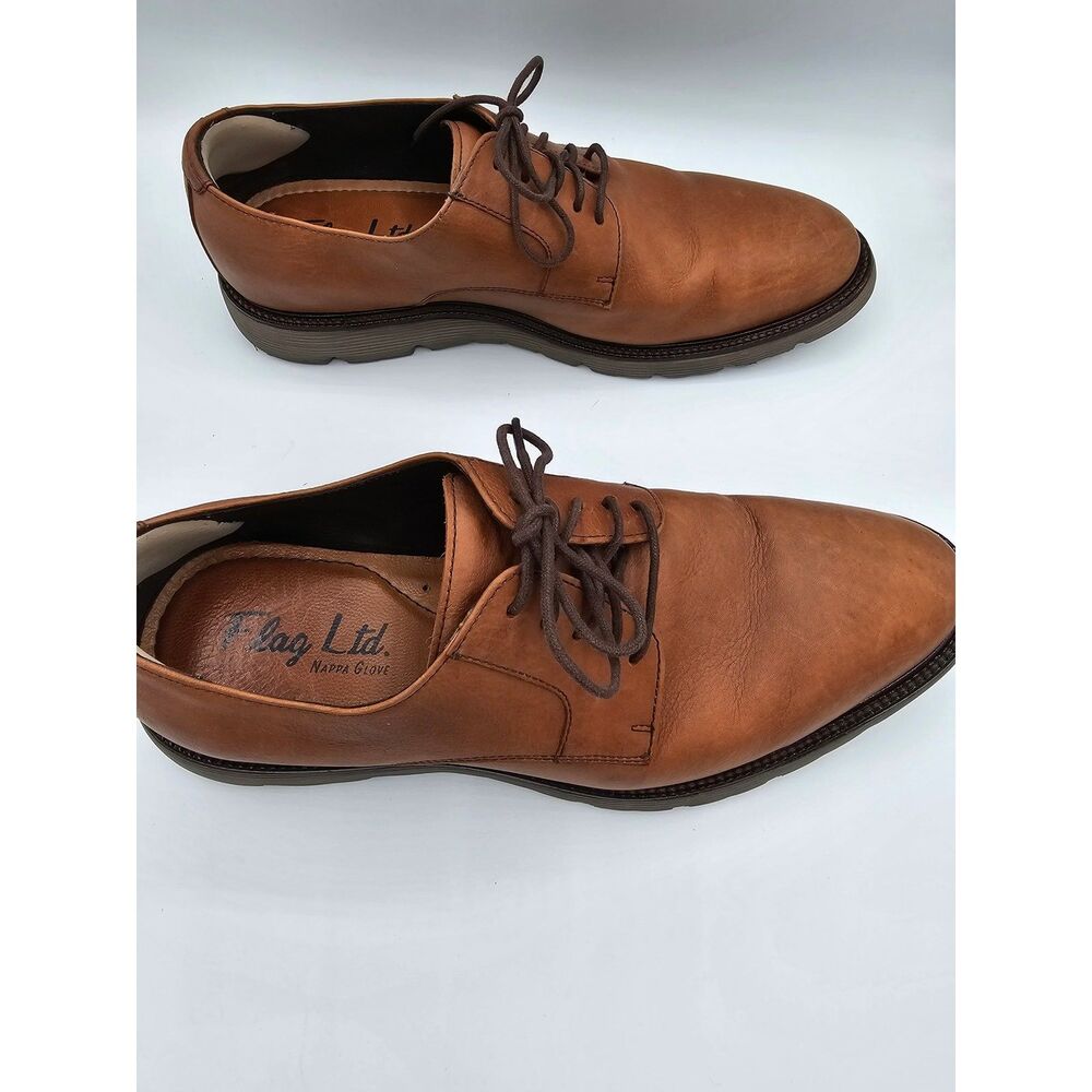 Mens Shoes Oxfords Flag ltd Tan size 8.5, Old Money, Preppy, Heritage